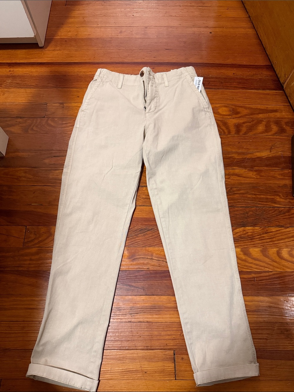 Women’s Classic Chino Pants in Light Beige
